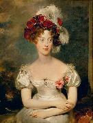 Sir Thomas Lawrence Portrait of Princess Caroline Ferdinande of Bourbon-Two Sicilies, Duchess of Berry. Spain oil painting artist
